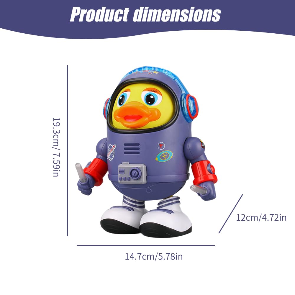 Space Duck Toy dimensions