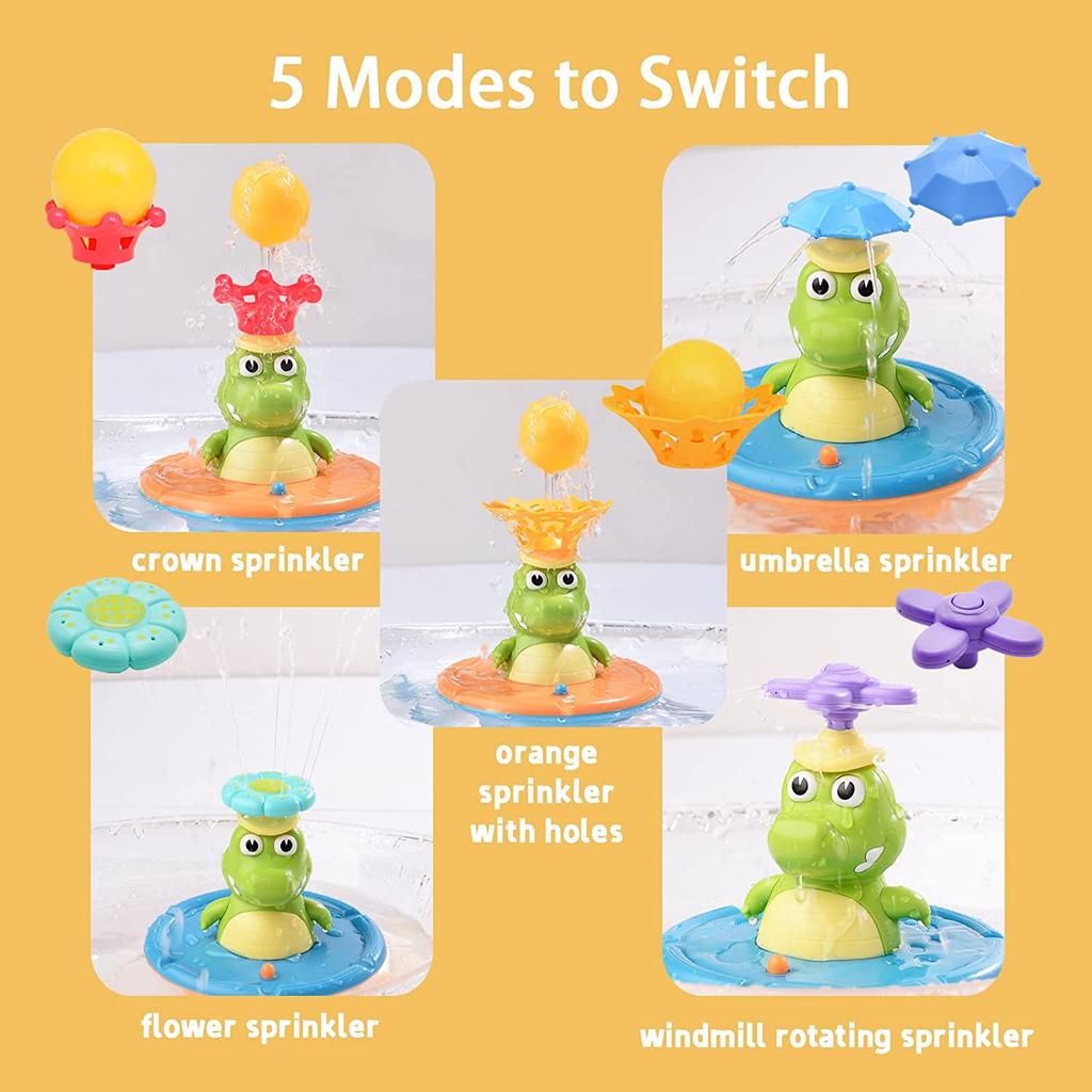 Fountain Crocodile Toy with multiple modes
