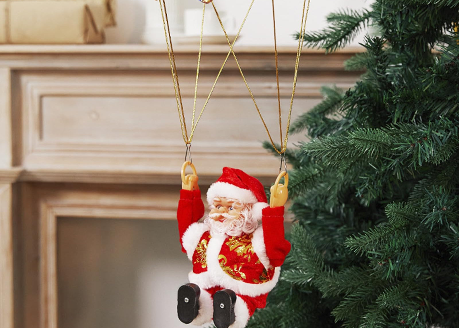 Climbing Santa Claus Toy
