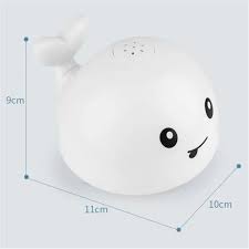 Shower Whale Toy measurements