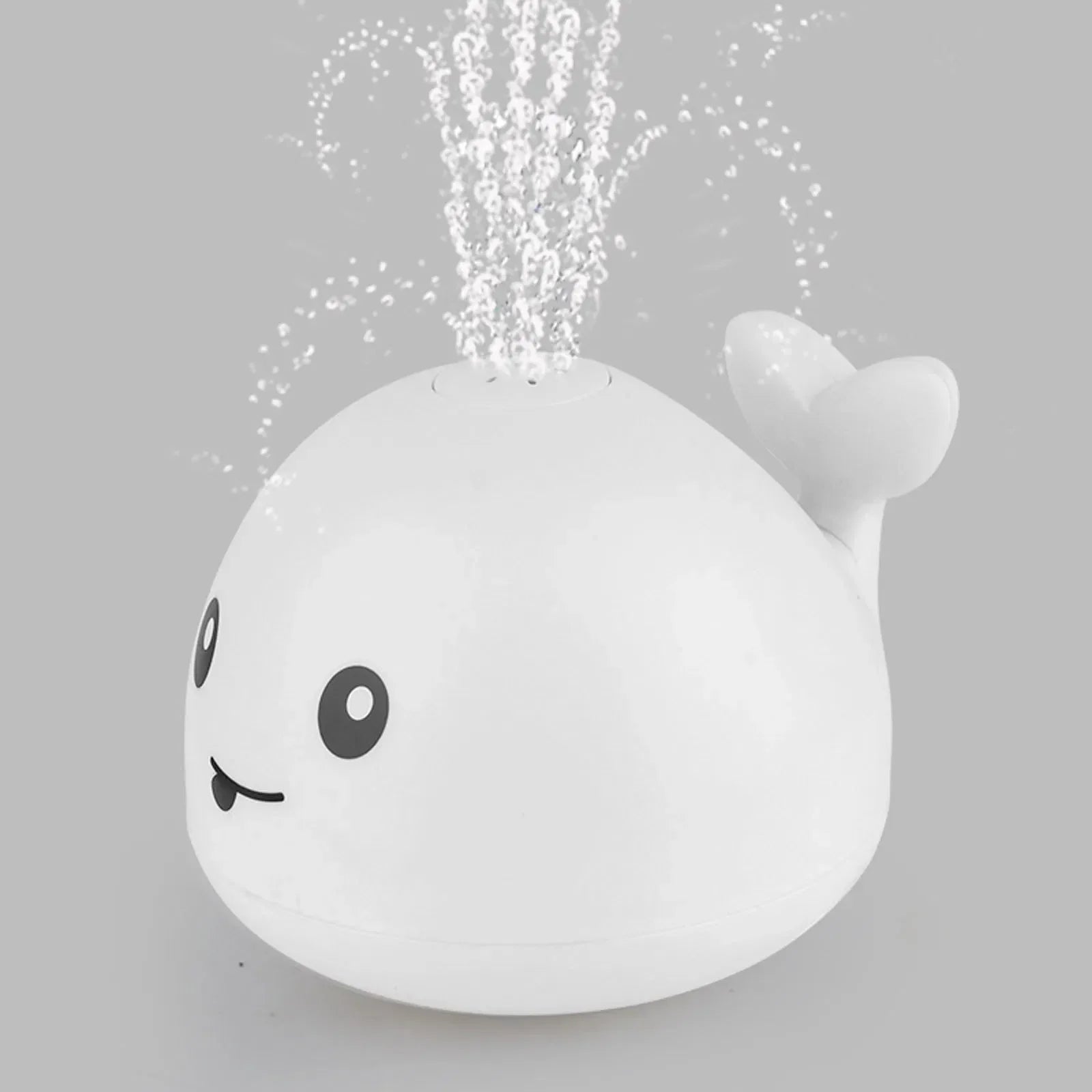White Shower Whale Toy